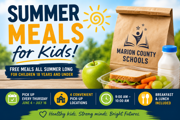 Marion County Schools Announces Free Summer Meal Pick-Up Program for ...