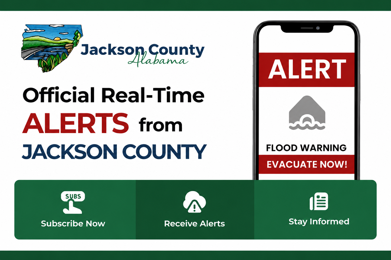 Jackson County, AL EMA Launches New Emergency Alert System - SValleyNow ...
