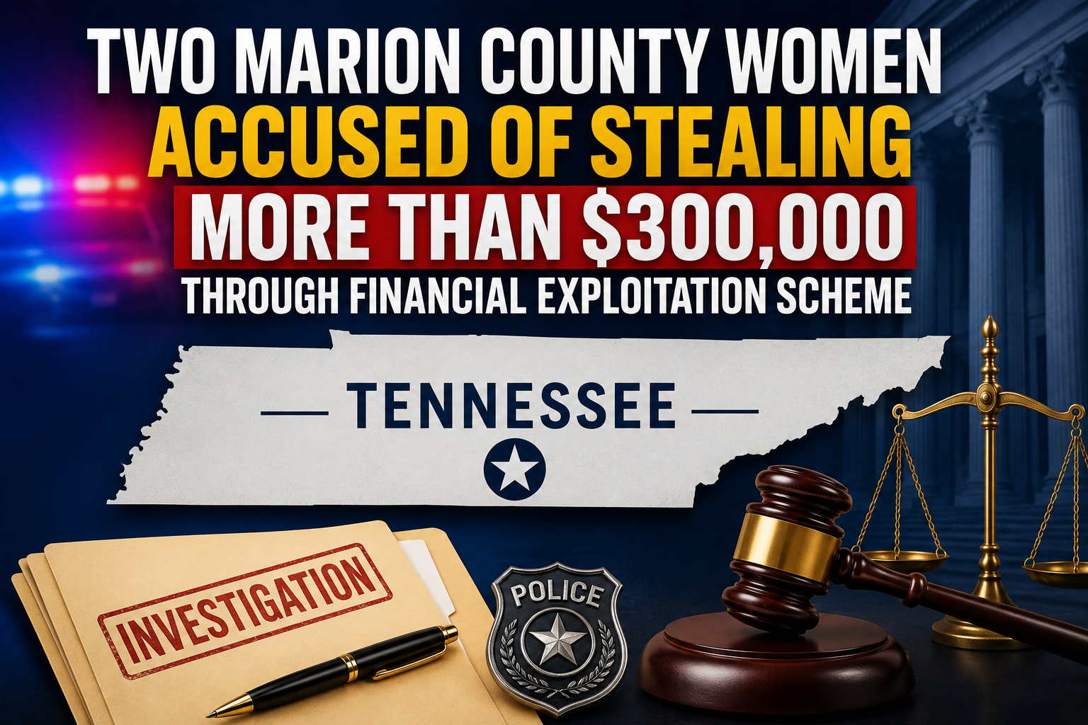 Two Marion County Women Accused of Stealing More Than $300,000 Through ...