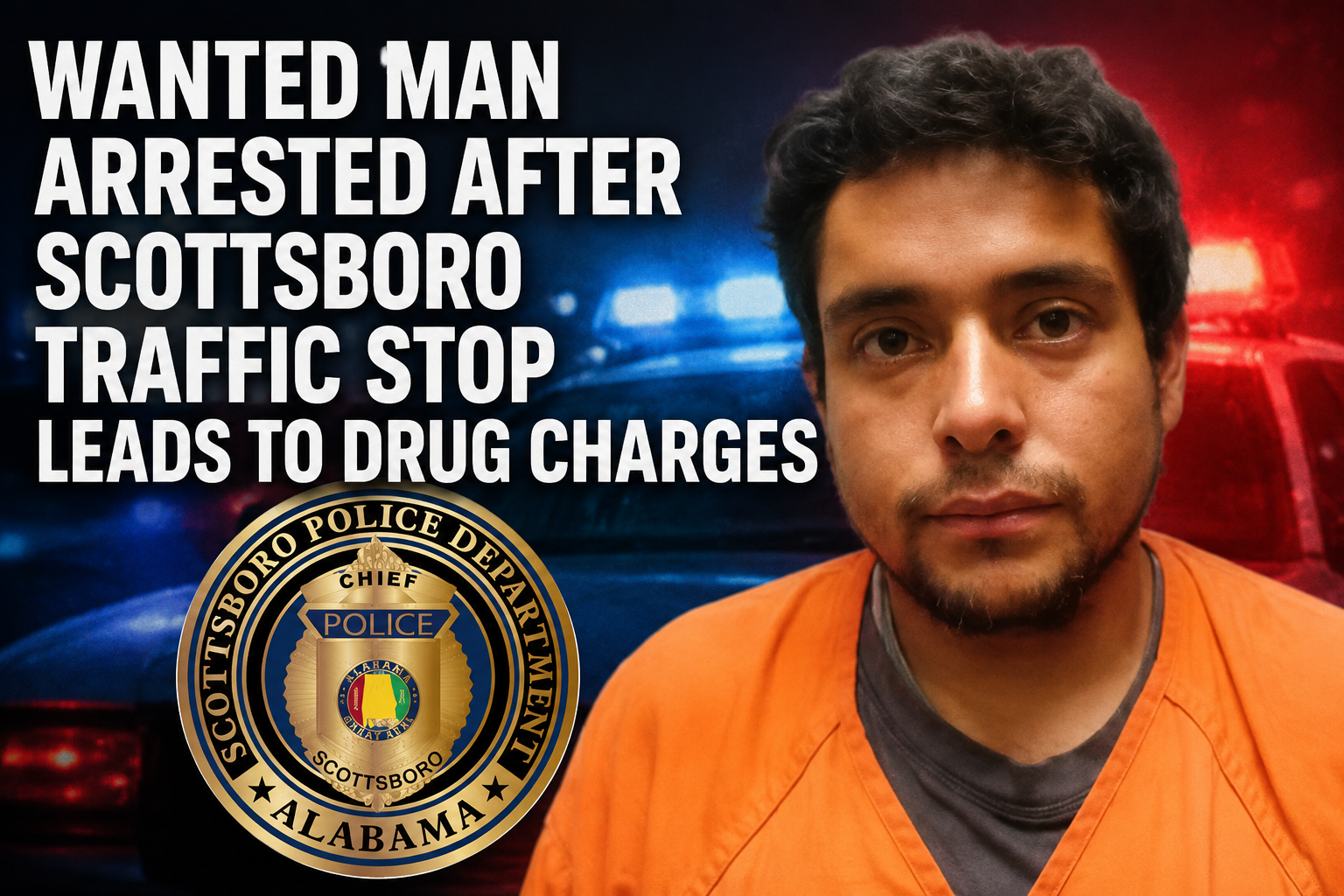 Wanted Man Arrested After Scottsboro Traffic Stop Leads to Drug Charges ...